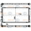 Radiateur, refroidissement du moteur HELLA [8MK 376 708-451]