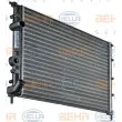 HELLA 8MK 376 717-451 - Radiateur, refroidissement du moteur