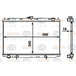 Radiateur, refroidissement du moteur HELLA [8MK 376 718-491]