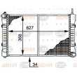 Radiateur, refroidissement du moteur HELLA [8MK 376 721-291]