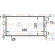 Radiateur, refroidissement du moteur HELLA [8MK 376 722-441]