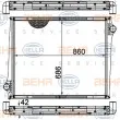 Radiateur, refroidissement du moteur HELLA [8MK 376 724-611]