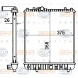 HELLA 8MK 376 735-071 - Radiateur, refroidissement du moteur