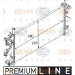 HELLA 8MK 376 745-031 - Radiateur, refroidissement du moteur