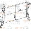 Radiateur, refroidissement du moteur HELLA [8MK 376 745-191]