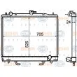 Radiateur, refroidissement du moteur HELLA [8MK 376 753-661]