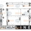 Radiateur, refroidissement du moteur HELLA [8MK 376 754-061]