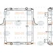 HELLA 8MK 376 758-061 - Radiateur, refroidissement du moteur