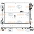 Radiateur, refroidissement du moteur HELLA [8MK 376 759-001]