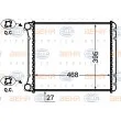 Radiateur, refroidissement du moteur HELLA [8MK 376 766-281]