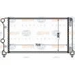 HELLA 8MK 376 767-701 - Radiateur, refroidissement du moteur