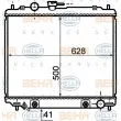 Radiateur, refroidissement du moteur HELLA [8MK 376 770-161]