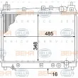 HELLA 8MK 376 773-471 - Radiateur, refroidissement du moteur