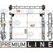 HELLA 8MK 376 781-561 - Radiateur, refroidissement du moteur