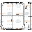 Radiateur, refroidissement du moteur HELLA [8MK 376 792-121]