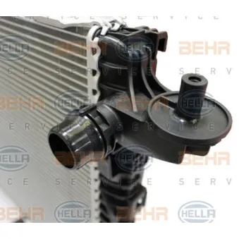 Radiateur, refroidissement du moteur HELLA 8MK 376 990-031 pour AUDI A4 2.0 TDI quattro - 163cv