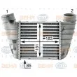 Intercooler, échangeur HELLA [8ML 376 700-061]