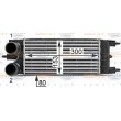 Intercooler, échangeur HELLA [8ML 376 700-081]
