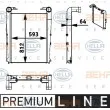 HELLA 8ML 376 722-011 - Intercooler, échangeur