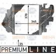 HELLA 8ML 376 723-361 - Intercooler, échangeur