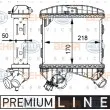 HELLA 8ML 376 723-461 - Intercooler, échangeur