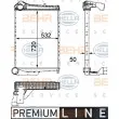 Intercooler, échangeur HELLA [8ML 376 746-381]