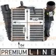 Intercooler, échangeur HELLA [8ML 376 760-581]