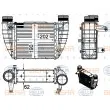 Intercooler, échangeur HELLA [8ML 376 988-044]