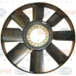 HELLA 8MV 376 757-751 - Roue du souffleur, refroidissementdu moteur