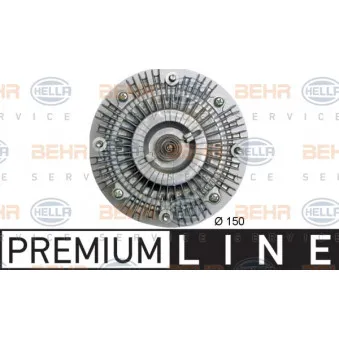 Embrayage, ventilateur de radiateur HELLA OEM 1621076010