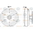 Embrayage, ventilateur de radiateur HELLA [8MV 376 791-261]