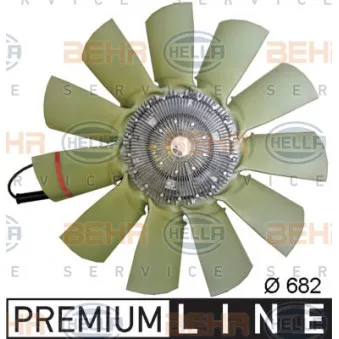 Ventilateur, refroidissement du moteur HELLA 8MV 376 791-631 pour SCANIA P,G,R,T - series G 320 - 320cv