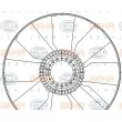 Roue du souffleur, refroidissementdu moteur HELLA [8MV 376 906-611]