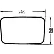 HELLA 8SB 002 995-011 - Rétroviseur extérieur