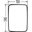 HELLA 8SB 501 137-031 - Rétroviseur extérieur