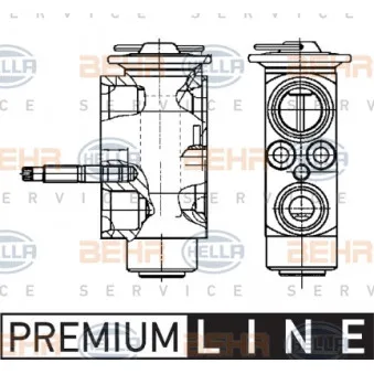 Détendeur, climatisation HELLA 8UW 351 239-271