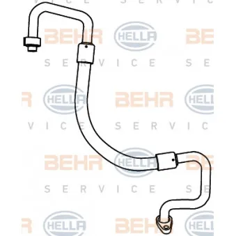 Conduite à haute/basse pression, climatisation HELLA OEM 1384282
