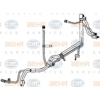 Conduite à haute/basse pression, climatisation HELLA 9GS 351 338-731