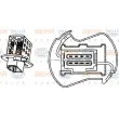 HELLA 9ML 351 332-251 - Résistance, pulseur d'air habitacle