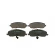 BOSCH 0 986 424 084 - Jeu de 4 plaquettes de frein avant