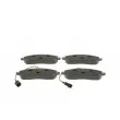 BOSCH 0 986 424 084 - Jeu de 4 plaquettes de frein avant