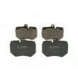 BOSCH 0 986 424 247 - Jeu de 4 plaquettes de frein avant