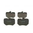 BOSCH 0 986 424 247 - Jeu de 4 plaquettes de frein avant