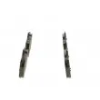 BOSCH 0 986 424 247 - Jeu de 4 plaquettes de frein avant