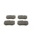 BOSCH 0 986 424 247 - Jeu de 4 plaquettes de frein avant
