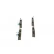 BOSCH 0 986 424 333 - Jeu de 4 plaquettes de frein avant