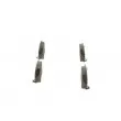 BOSCH 0 986 424 386 - Jeu de 4 plaquettes de frein avant