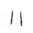 BOSCH 0 986 424 399 - Jeu de 4 plaquettes de frein avant