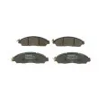 BOSCH 0 986 424 837 - Jeu de 4 plaquettes de frein avant