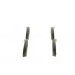 BOSCH 0 986 424 837 - Jeu de 4 plaquettes de frein avant